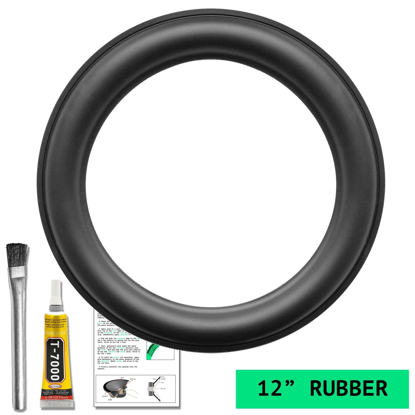 12" Rubber Surround - OD:290MM ID:190MM