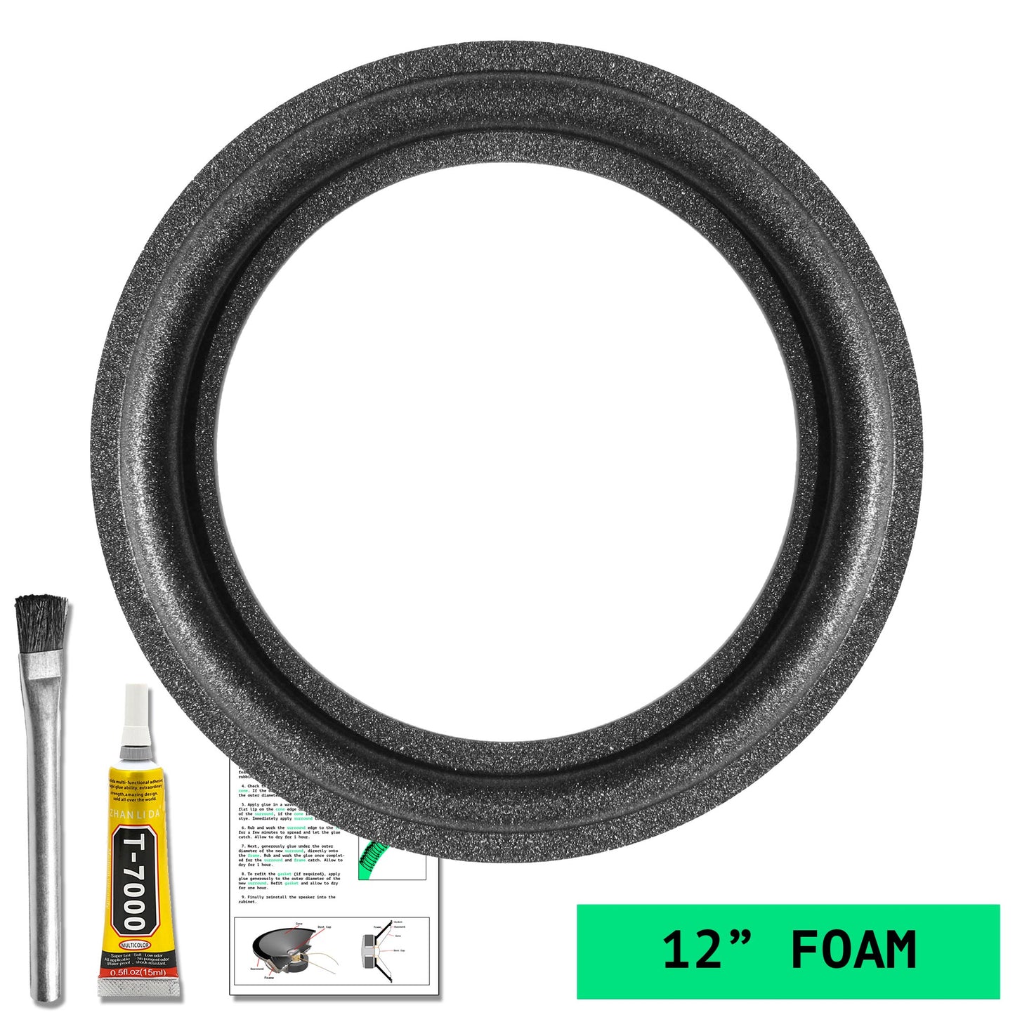 12" Foam Surround - OD:290MM ID:215MM