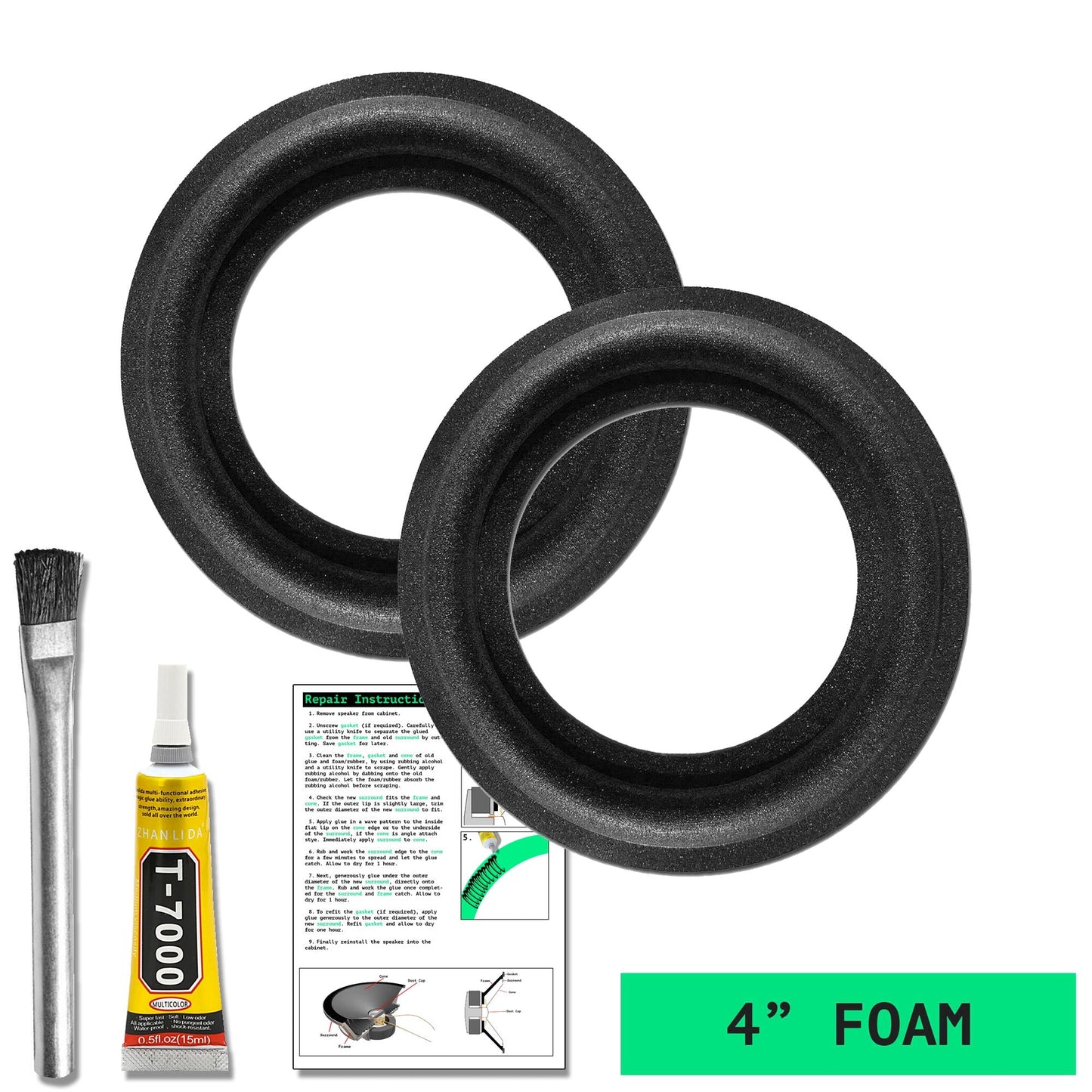 4" Foam Repair Kit - OD:100MM ID:60MM