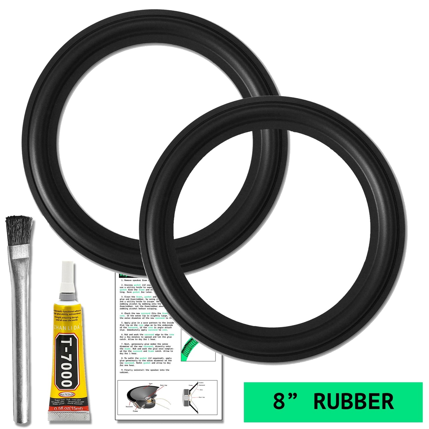 8" Rubber Repair Kit - OD:196MM ID:147MM