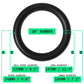 10" Rubber Surround - OD:240MM ID:185MM