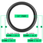 15" Foam Surround - OD:375MM ID:298MM