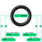 3.5" Rubber Surround - OD:89MM ID:62MM
