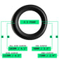 JBL Control One 4.5" foam speaker surround (OD 115mm / ID 75mm)