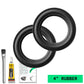 Repair kit contents: two 4 inch rubber surrounds, T7000 adhesive, applicator brush and paper instructions