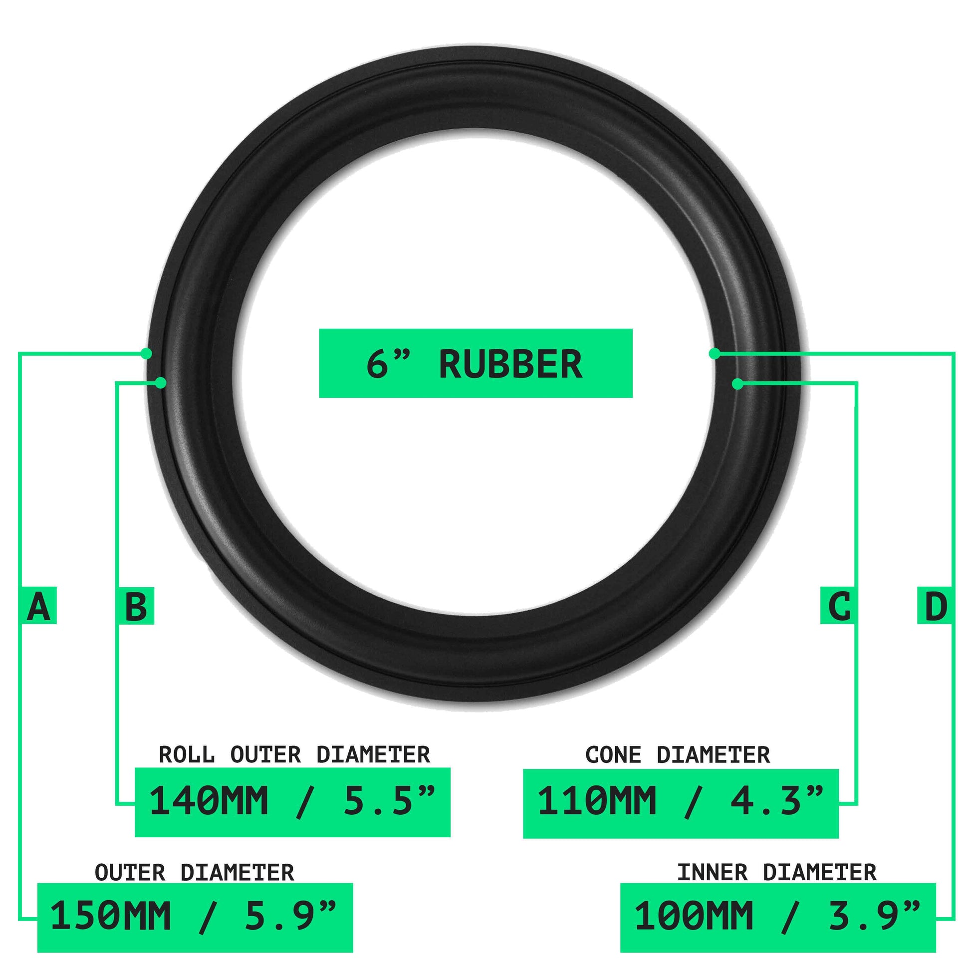Toyota Rubber Edge 6" Rubber Repair Kit – image 2