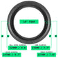 Sansui 10" Foam Repair Kit - OD:247MM ID:177MM