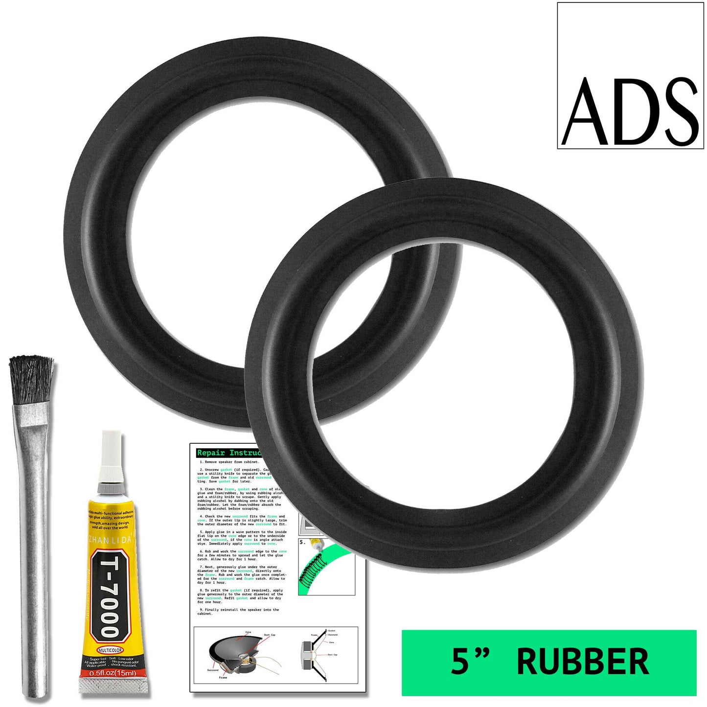 ADS 5" Rubber Repair Kit