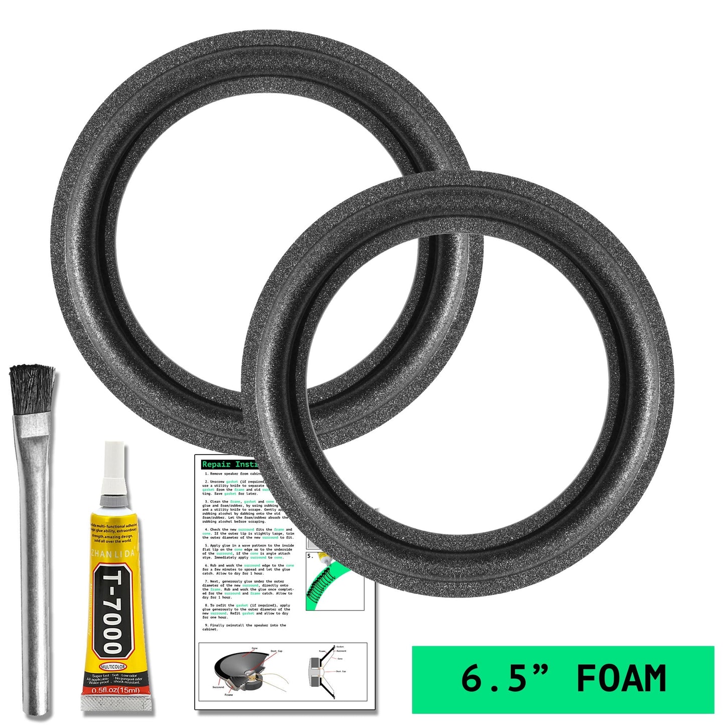 Mission 752, 761, 70, 70-MK2, 70MK2, 70-S, 6.5" Foam Repair Kit