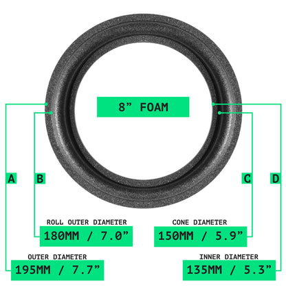 Energy 8" Foam Repair Kit