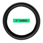 9" Rubber Surround - OD:225MM ID:170MM